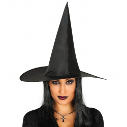 chapeau sorcière avec cheveux
