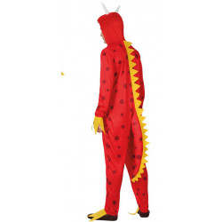 Costume rouge de Dragon
