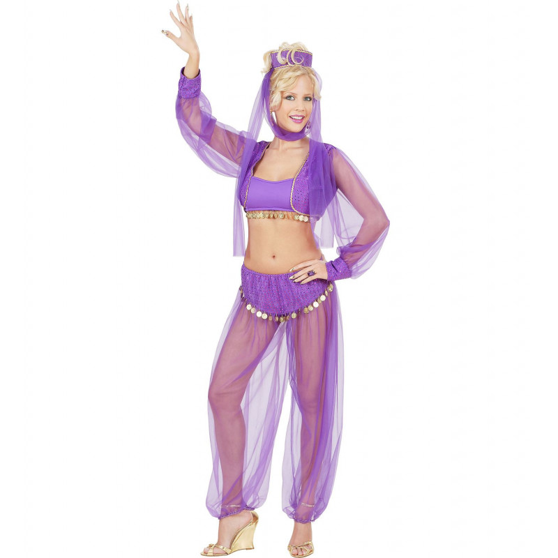 costume orientale femme violet