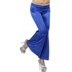 pantalon femme bleu disco