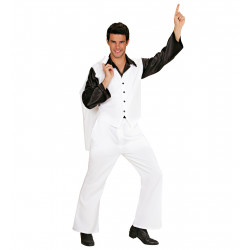 costume homme disco blanc