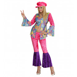 costume hippie velours femme