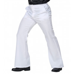 vente pantalon blanc disco