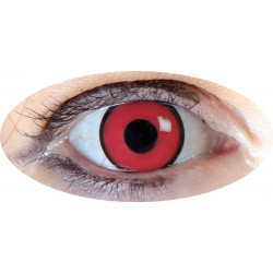 Lentilles F Manson oeil rouge cercle noir annuel