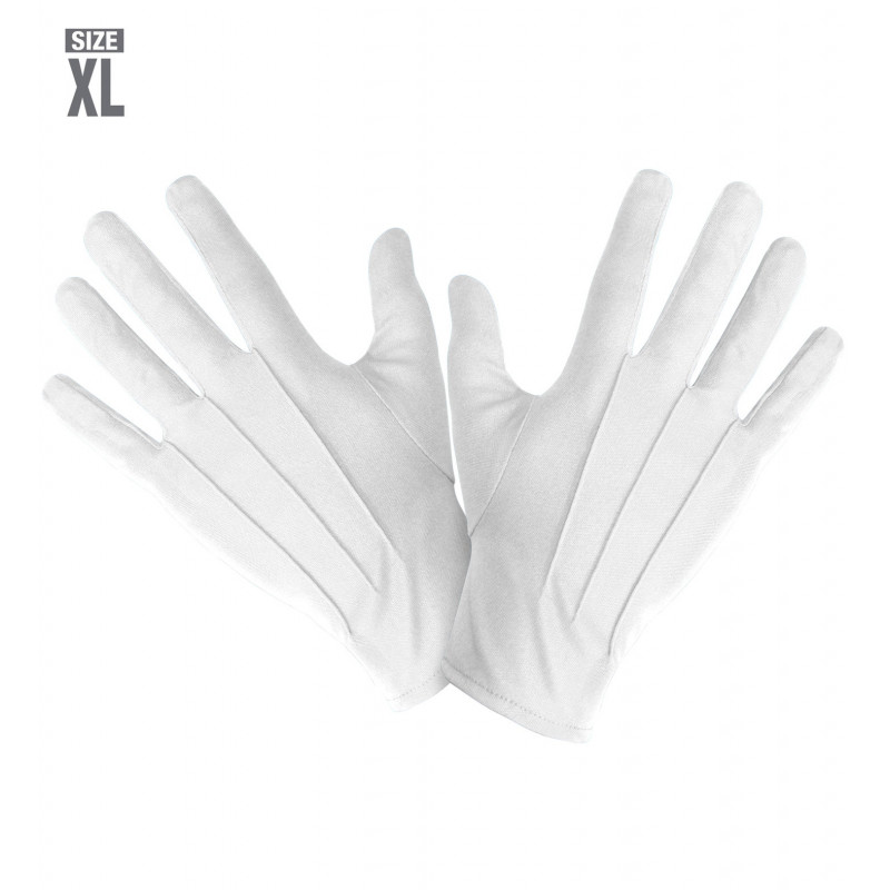 gants blanc grandes tailles