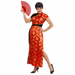 costume chinoise rouge