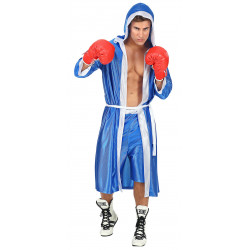 déguisement boxeur bleu