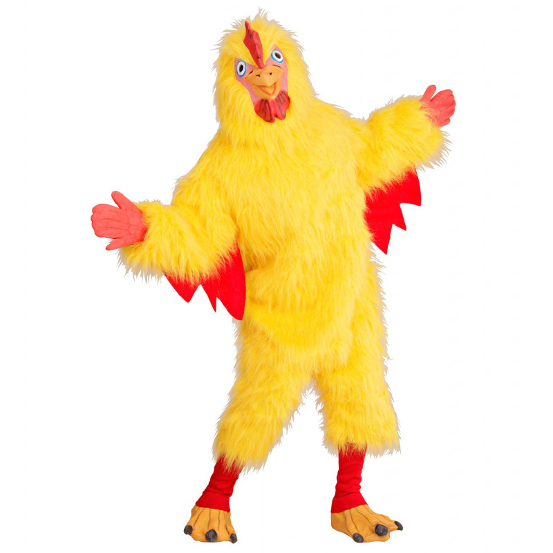 costume poulet jaune