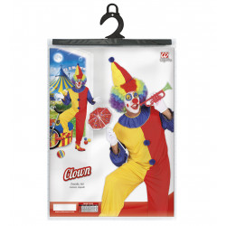 costume clown rouge-jaune