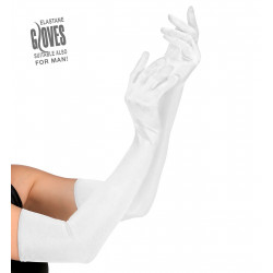 gants long blanc