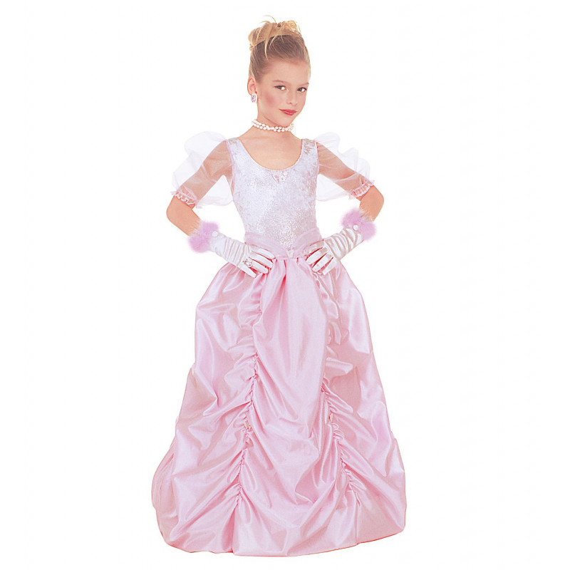 costume princesse rose fille