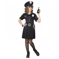 Costume Robe Policière fille
