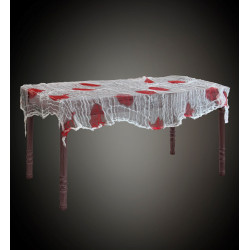 nappe de table en sang