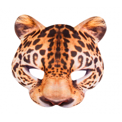 demi masque léopard