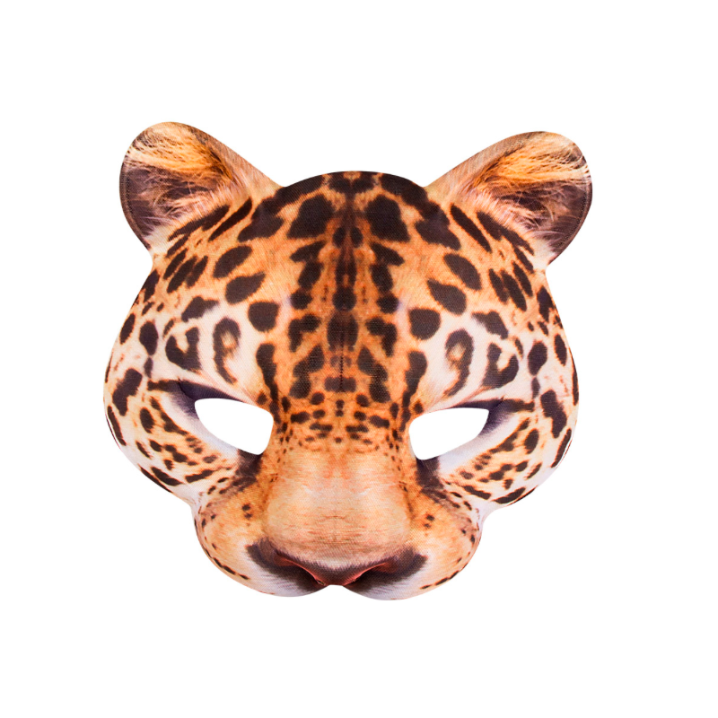 demi masque léopard