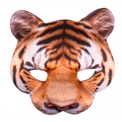 demi masque tigre