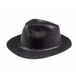chapeau paillettes borsalino noir