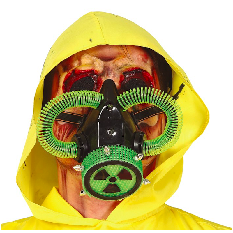masque à gaz radioactif