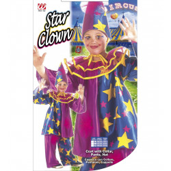Costume fille Star Clown