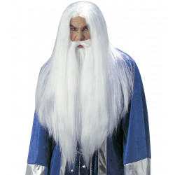 Perruque Mage gandalf