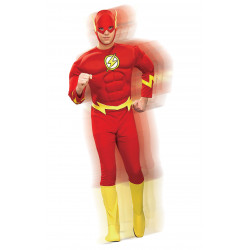 Costume Super héros Flash Luxe Homme