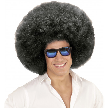 Perruque BIG afro noire