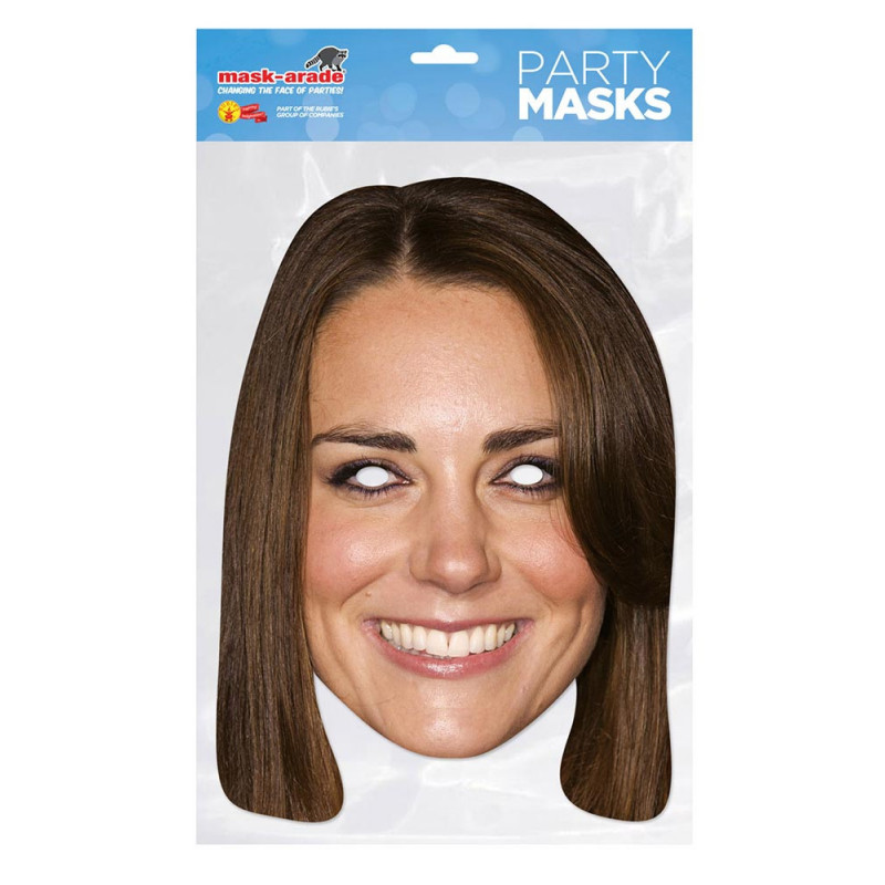 Masque Princesse Kate Middleton en carton