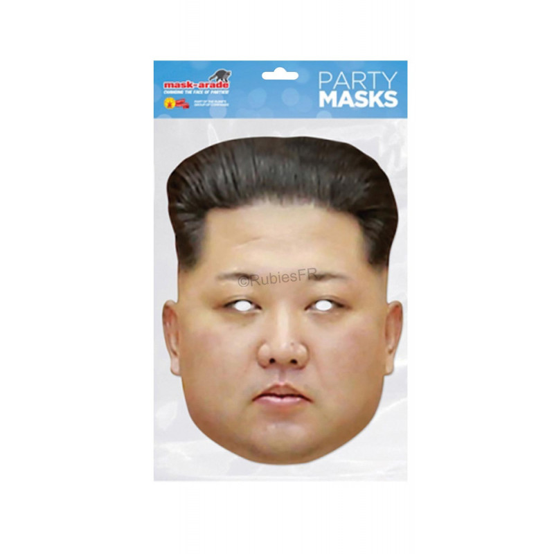 Masque Kim Jong-un en carton