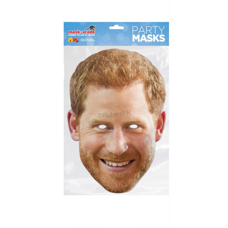 Masque Prince Harry en carton