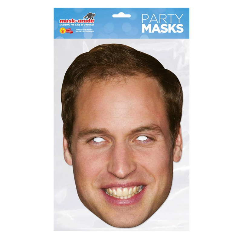 Masque Prince William en carton