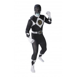 Costume Super héros Powers Rangers noir homme