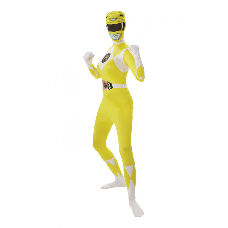 Costume Powers rangers jaune femme