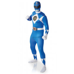 Costume Powers Rangers bleu homme