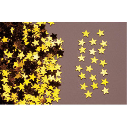 Confettis étoiles or