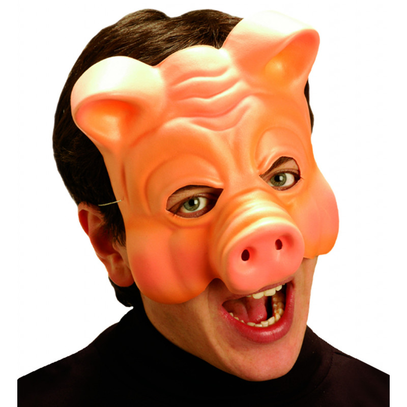 Masque cochon en élastique