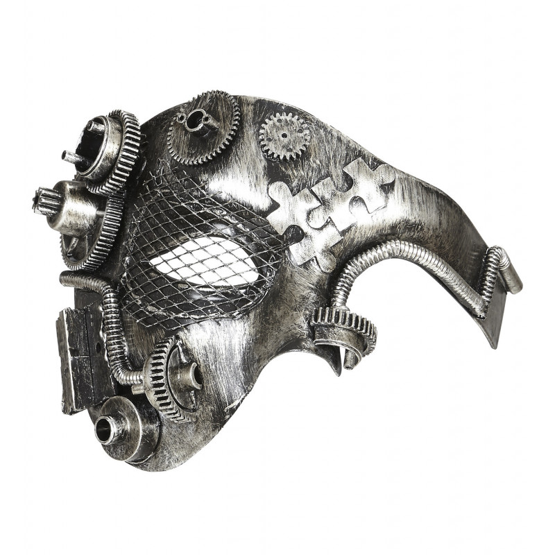 Loup Steampunk Argent