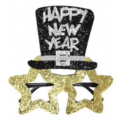 Lunettes Happy New Year Or