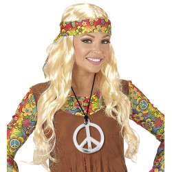 Collier en plastique hippie