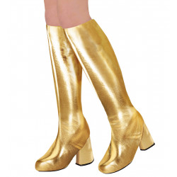Cache bottes disco couleur dorés