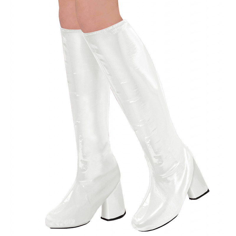 Cache bottes blanches