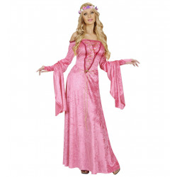 Costume Robe médiévale rose...