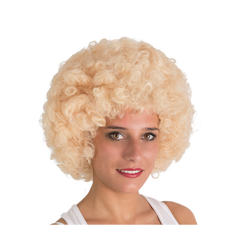 Perruque afro Blond