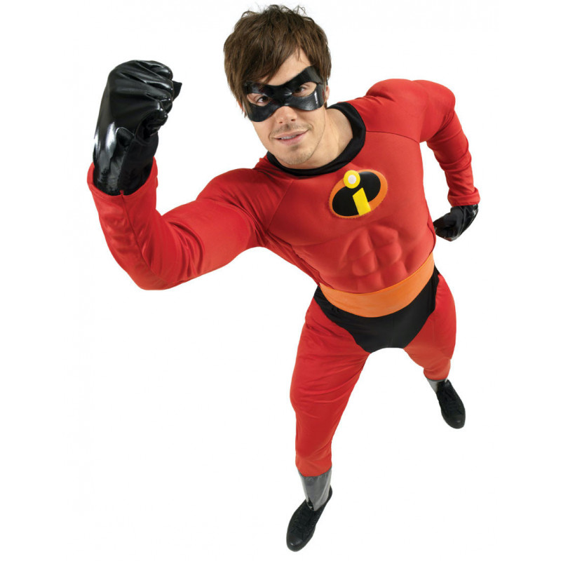Kit déguisement adulte mixte super héros rouge