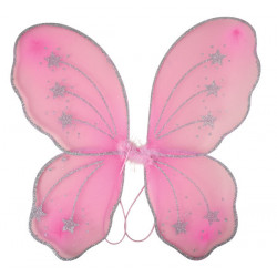 Ailes de papillon rose