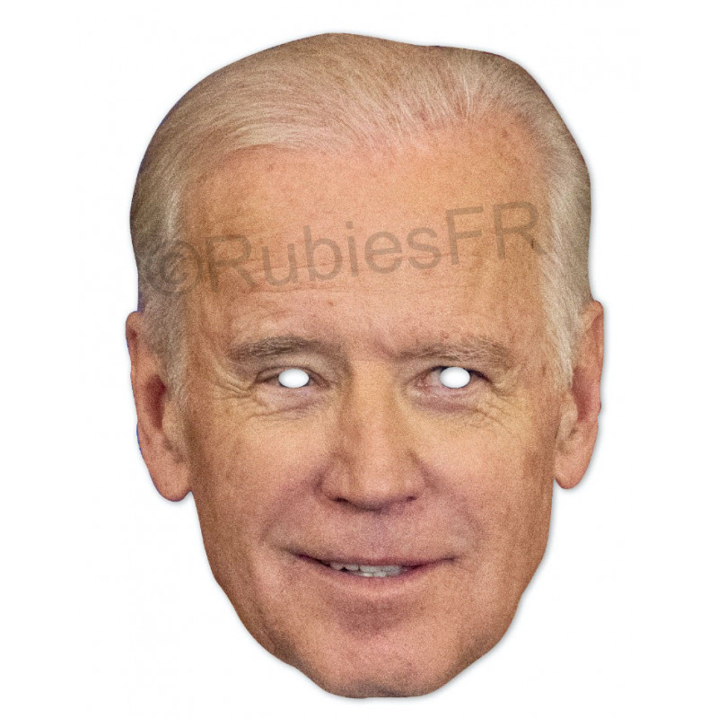 Masque Joe Biden en carton