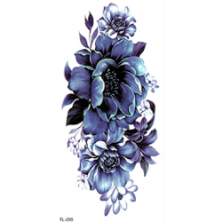 Tatouages fleurs bleues
