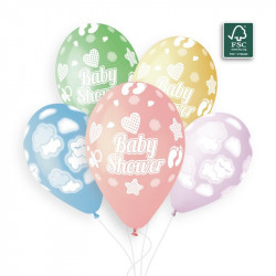 5 ballons Baby shower