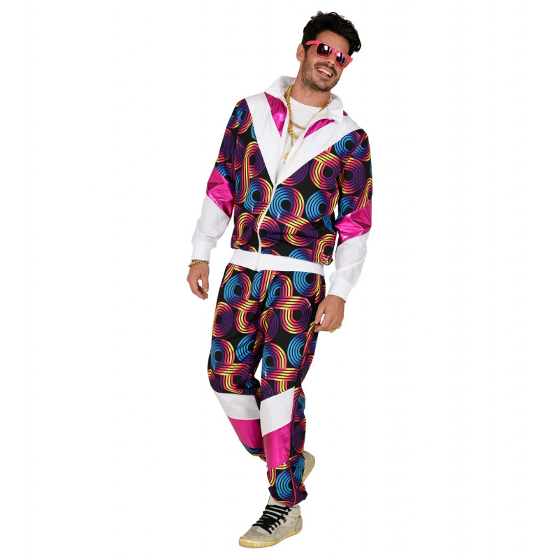 Costume Jogging Année 80 Disco Homme