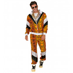 Costume Jogging année 80 Tigre Homme