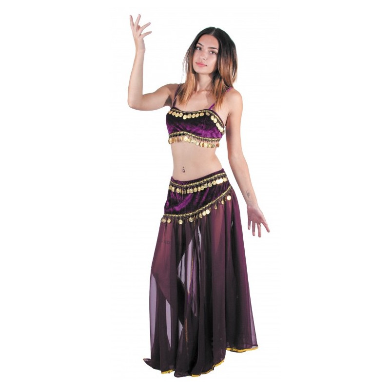 Costume Danseuse du ventre Violet